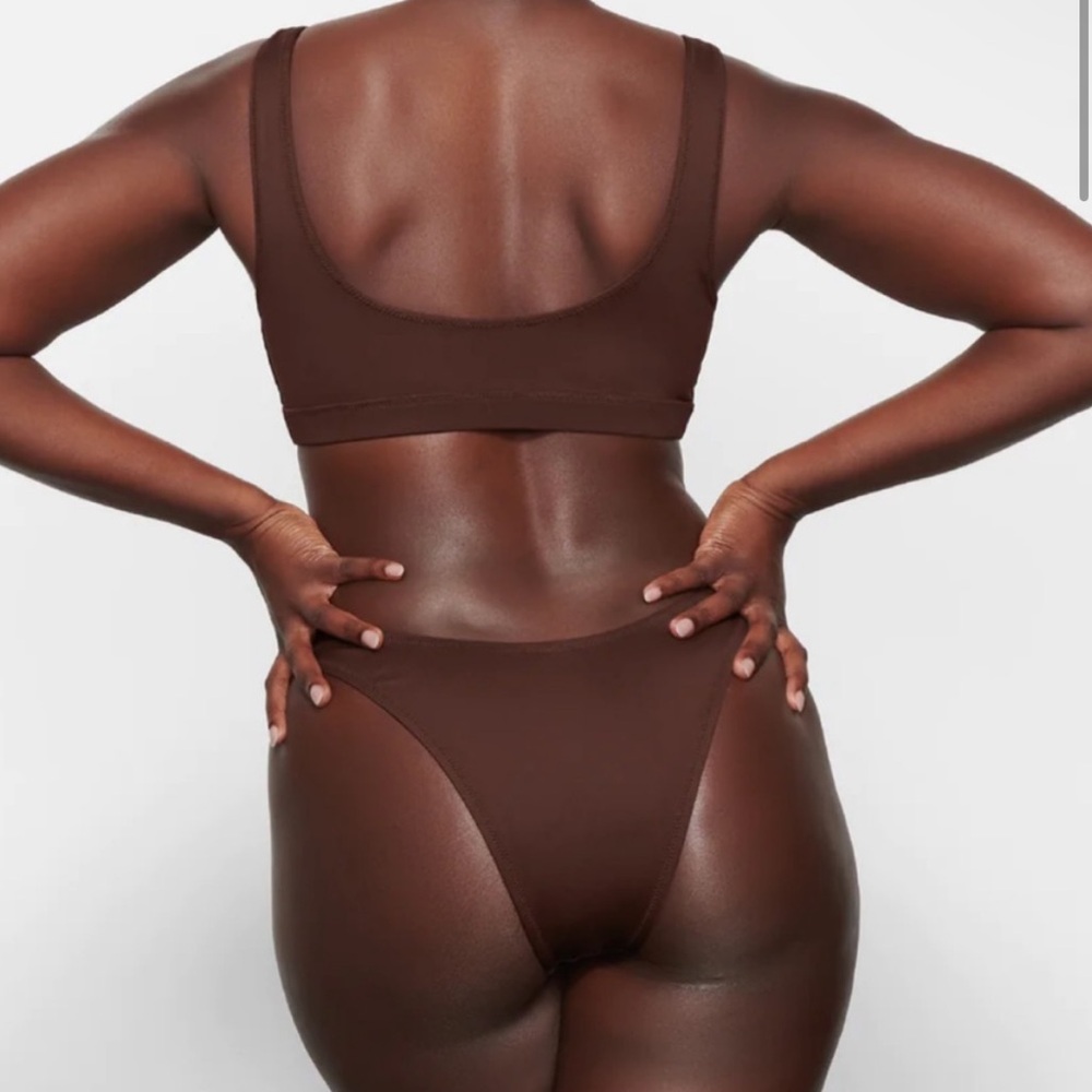 Skims cocoa high rise bottoms - Picture 2 of 9